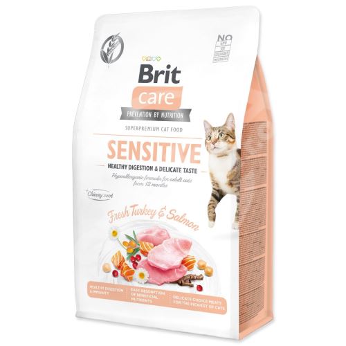 Krmivo Brit Care Cat Grain-Free Sensitive Healthy Digestion & Delicate Taste 0,4kg