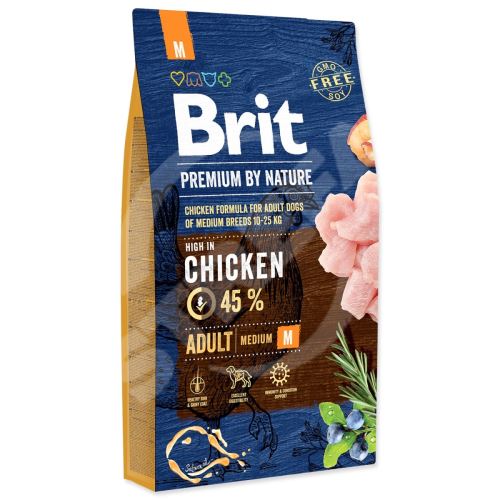 Krmivo Brit Premium by Nature Adult M 8kg