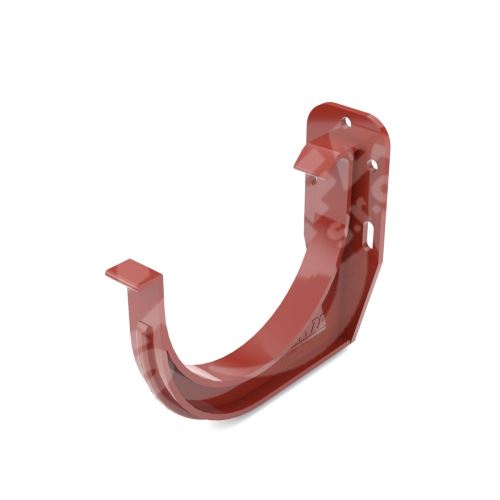 BRYZA PVC hák žlabu římsový/čelní Ø 100 mm, Červená RAL 3011