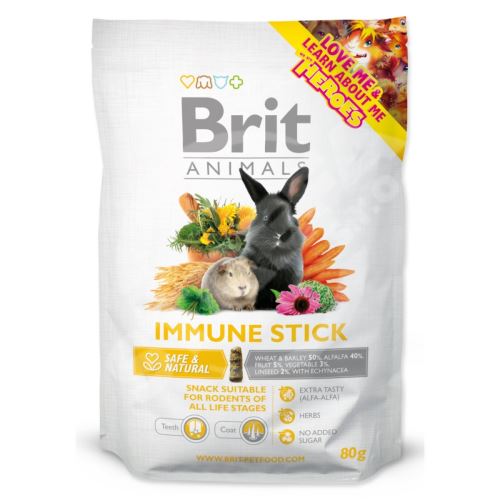 Krmivo Brit Animals Immune doplňkové pro hlodavce, imunita 80g