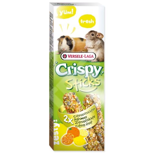 Tyčinky Versele-Laga Crispy morče a činčila, s ovocem 110g 2ks