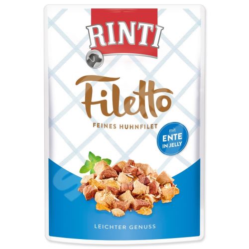 Kapsička Rinti Filetto Adult kuře a kachna v želé 100g