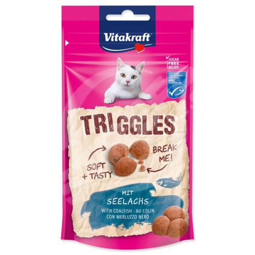 Pochoutka Vitakraft Triggles losos 40g