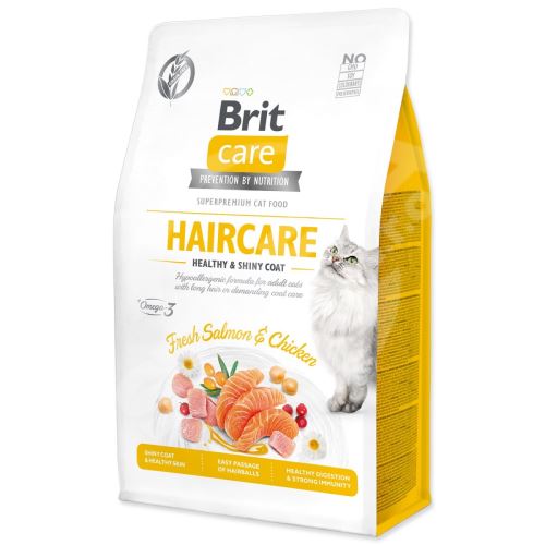 Krmivo Brit Care Cat Grain-Free Haircare Healthy & Shiny Coat 0,4kg