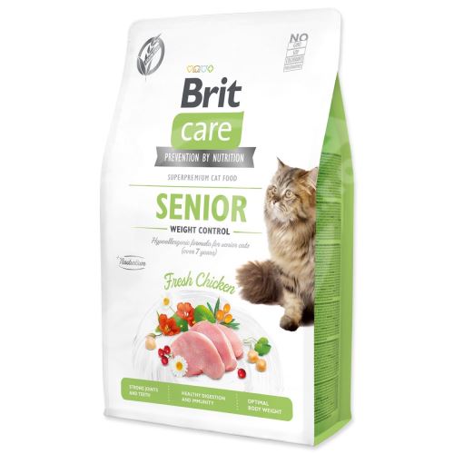 Krmivo Brit Care Cat Grain-Free Senior Weight Control 2kg