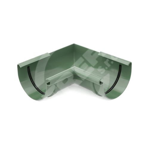 BRYZA Roh žlabu vnitřní plastový Ø 125 mm, Zelená RAL 6020