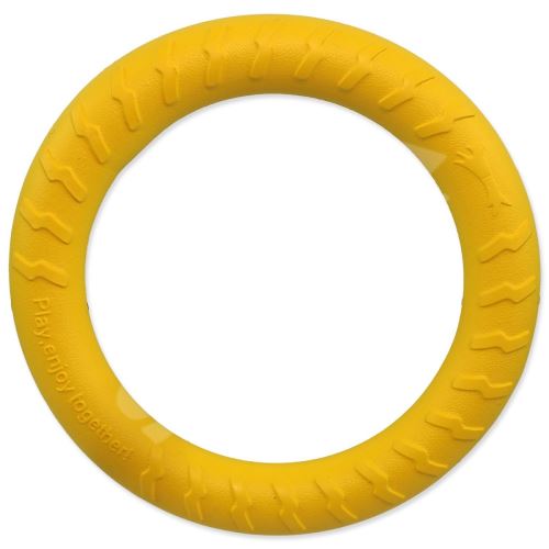 Hračka DOG FANTASY EVA Kruh žlutý 30cm 1 ks