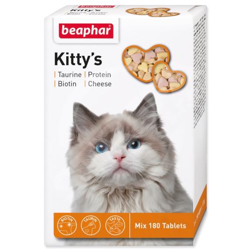 Pochoutka Beaphar Kitty´s Mix 180 tbl.