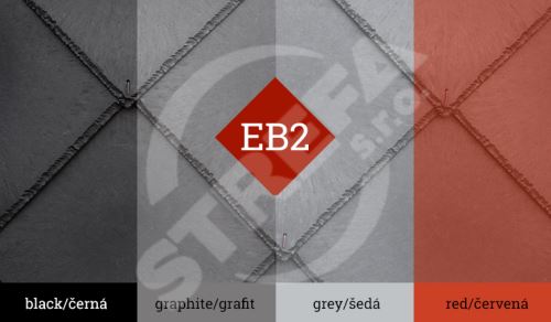 Ekoternit EB2, velká šablona (415x415mm), graphite