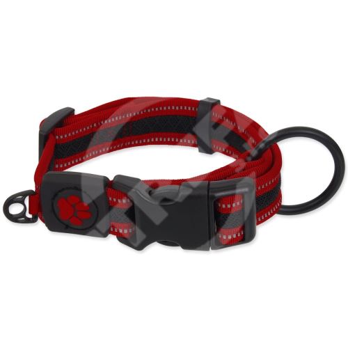 Obojek Active Dog Fluffy XL červený 3,8x44-70cm