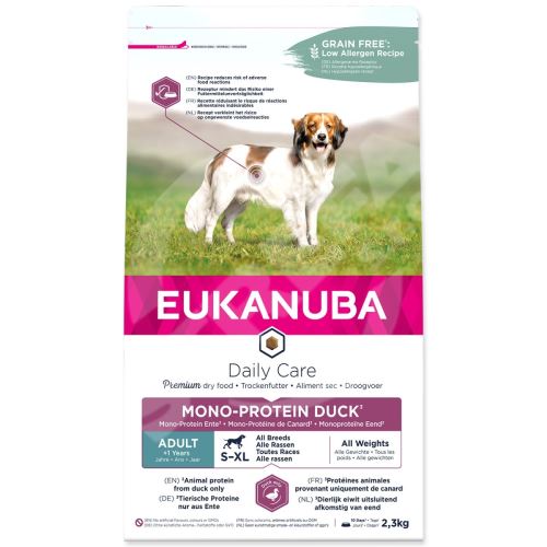 Krmivo EUKANUBA Daily Care Adult Mono Protein Duck 2,3kg