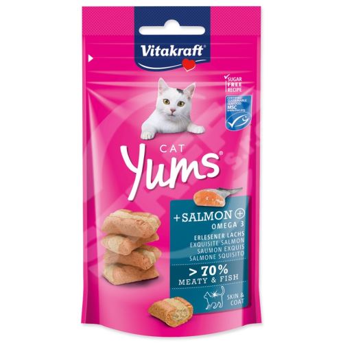 Pochoutka Vitakraft Cat Yums losos 40g