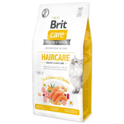 Krmivo Brit Care Cat Grain-Free Haircare Healthy & Shiny Coat 7kg