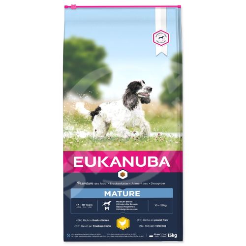 Krmivo EUKANUBA Mature Medium 15kg