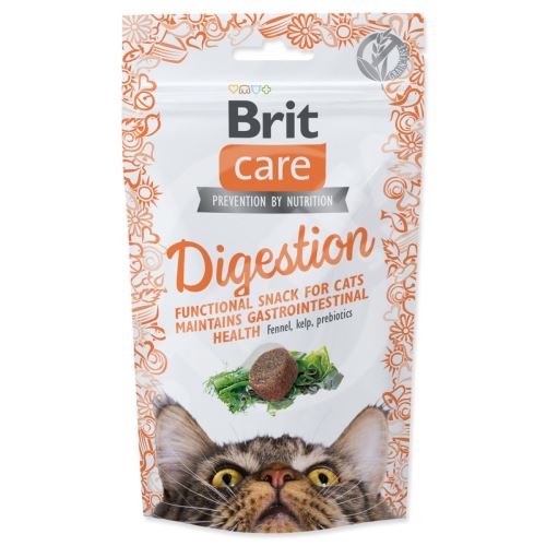 Pochoutka Brit Care Cat Snack Digestion 50g