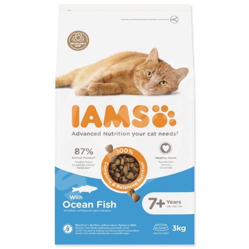 IAMS CAT SENIOR OCEAN FISH 3KG