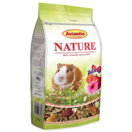 Krmivo Avicentra NATURE morče 850g