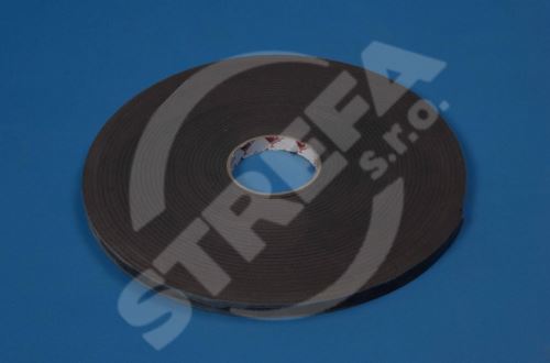 Jednostranně lepící páska Jutafol TP 15, černá / balení 20 m