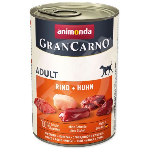 Konzerva Gran Carno hovězí + kuře 400 g