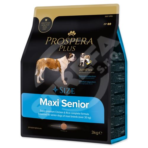 Krmivo Prospera Plus Maxi Senior kuře s rýží 3kg