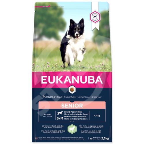 Krmivo EUKANUBA Senior Small & Medium Lamb 2,5kg