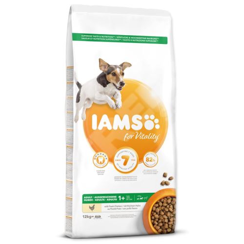 Krmivo IAMS Dog Adult Small & Medium Chicken 12kg