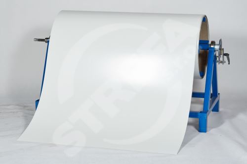 Pozinkovaný plech ve svitku 0,5 x 1250 mm, Bílá (RAL 9010)