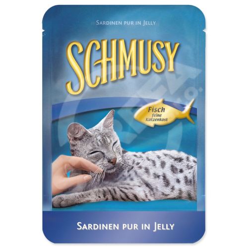 Kapsička Schmusy Nature Adult sardinky v želé 100g