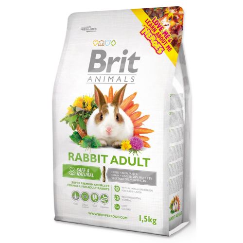 Krmivo Brit Animals Adult Complete králík 1,5kg