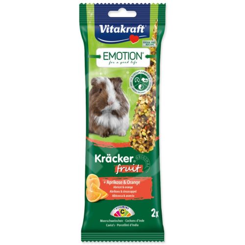 Tyčinky Vitakraft Emotion Kracker morče, s ovocem 2ks