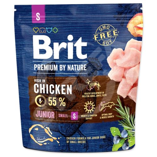 Krmivo Brit Premium by Nature Junior S 1kg