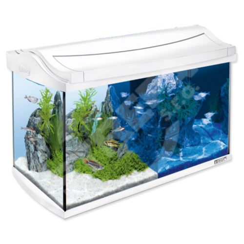 Akvárium set AquaArt LED bílé 57 x 30 x 35 cm 60 l