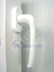 Okenní klika plast bílá 45° 35mm / balení 1 ks